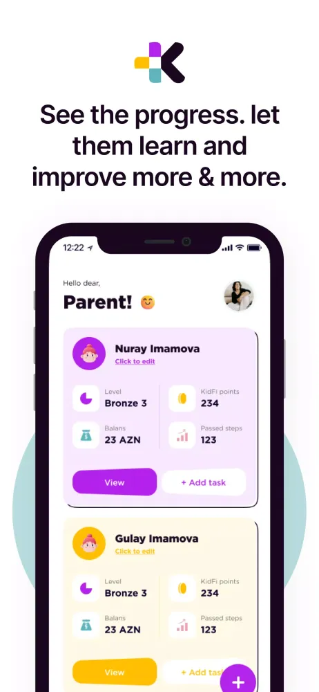 Capturas de pantalla de KidFi Parent
