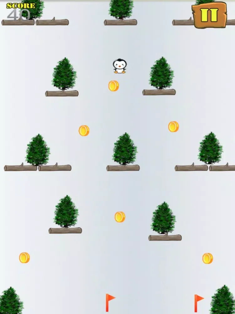 Alpine Penguin Ski Escape iPad 应用截图
