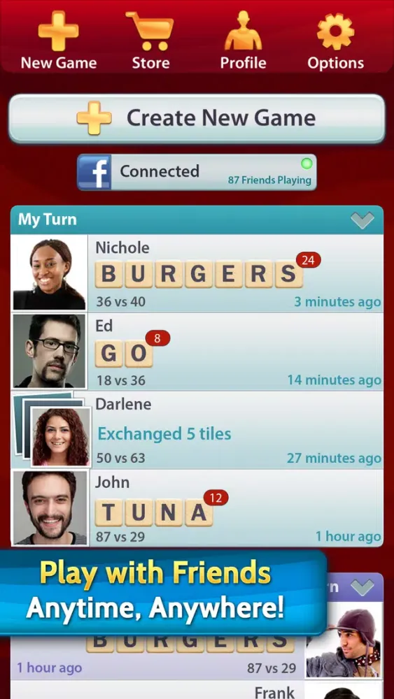 SCRABBLE Premium Screenshots