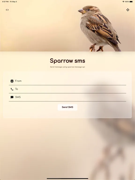 Sparrow sms iPad  Screenshots