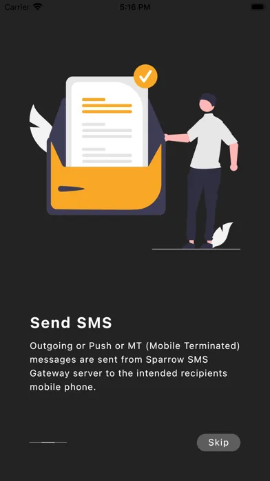 Sparrow sms Screenshots