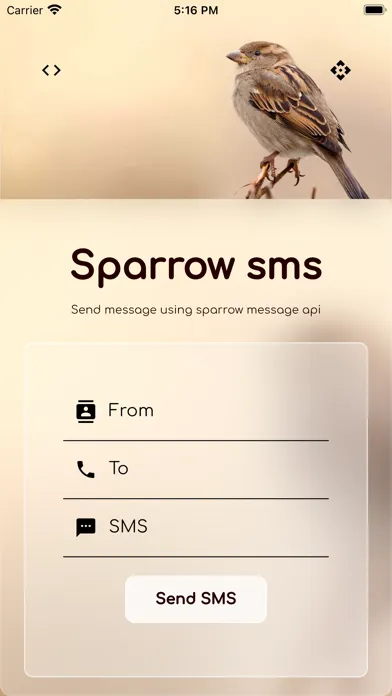 Sparrow sms Screenshots