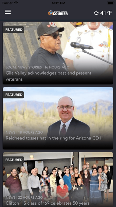 Screenshot di Eastern Arizona Courier