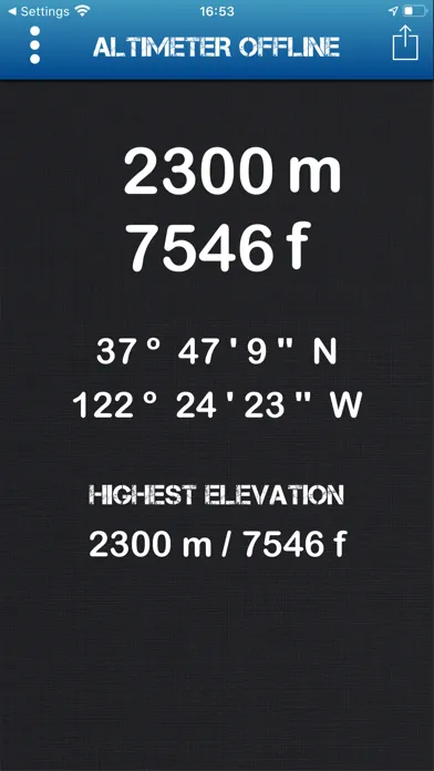 Capturas de pantalla de Altimeter Offline