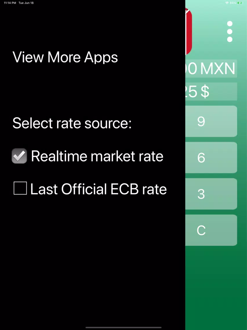 Capturas de pantalla de Mexican Peso Dollar converter iPad 