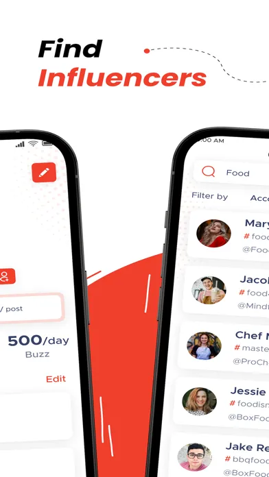 Captures d'écran de EAFTOS - Influencer Analytics