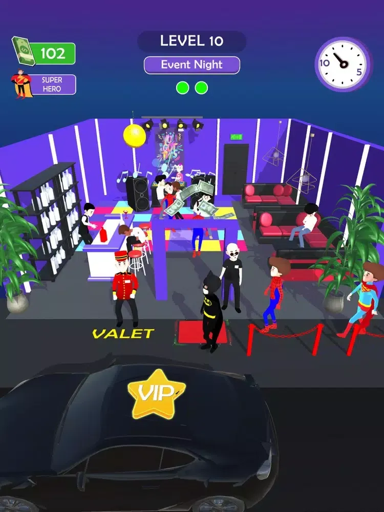 Captures d'écran de Nightclub Sim iPad 