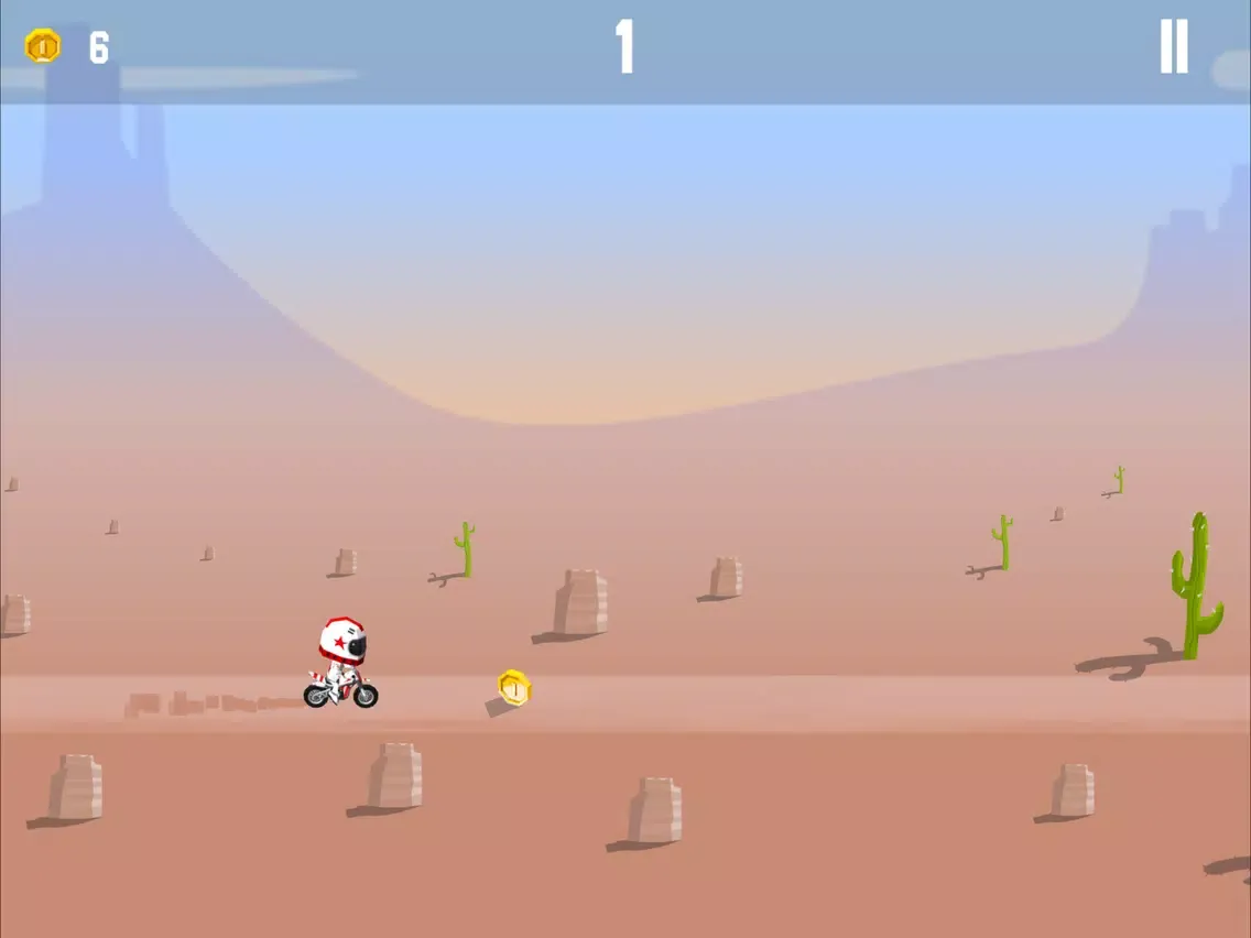 Motocross Wheelie King iPad  स्क्रीनशॉट