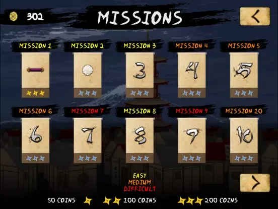Ninja Scroller: The Awakening iPad  Screenshots