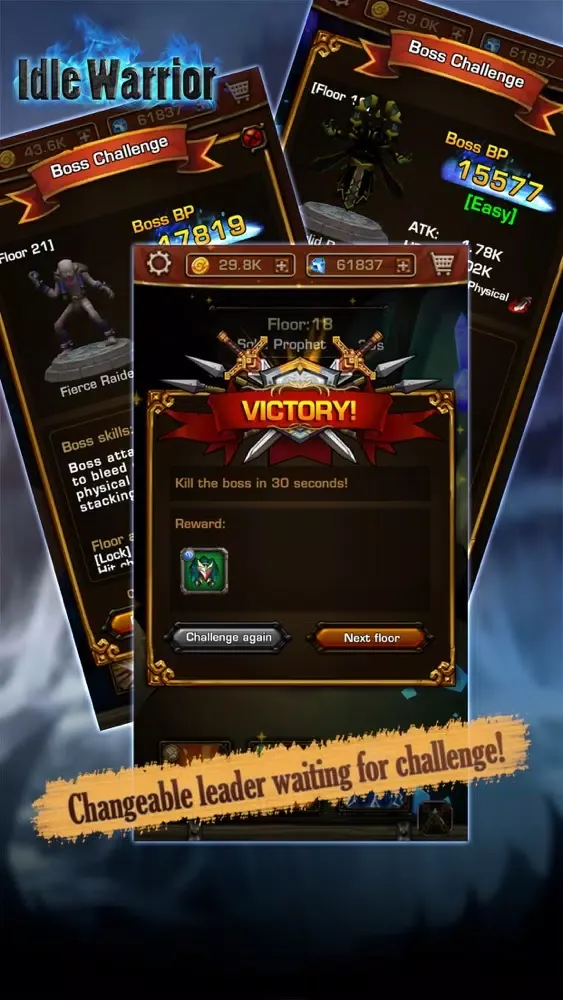 Idle Warrior-Auto chess game Ekran Görüntüleri