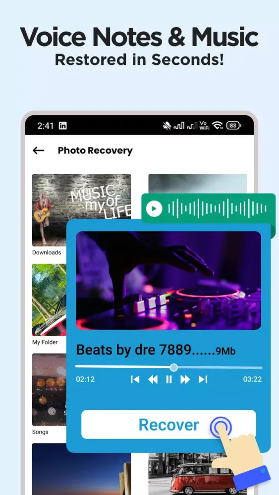 RestoreBin - Photo Recovery Screenshots