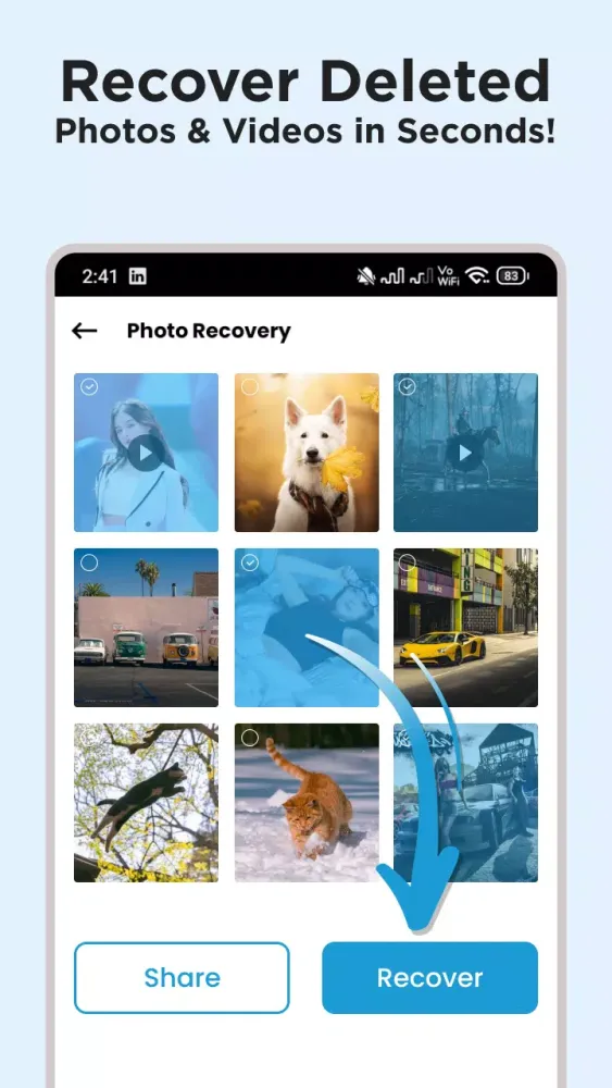 RestoreBin - Photo Recovery Screenshots
