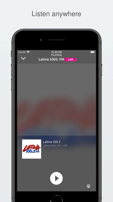 Ảnh chụp màn hình của Latina 100.3 WKKB-FM