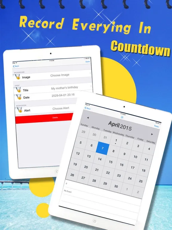 Countdown - To Big Event Day iPad  スクリーンショット