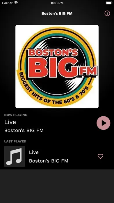 Capturas de pantalla de Boston's BIG FM