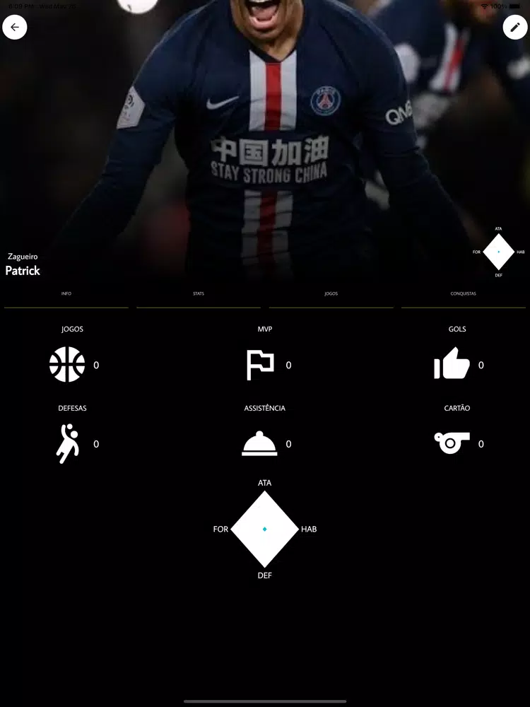 Tangkapan layar Vem pro fut iPad 