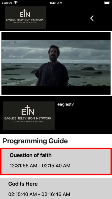 Capturas de pantalla de Eagles TV Network