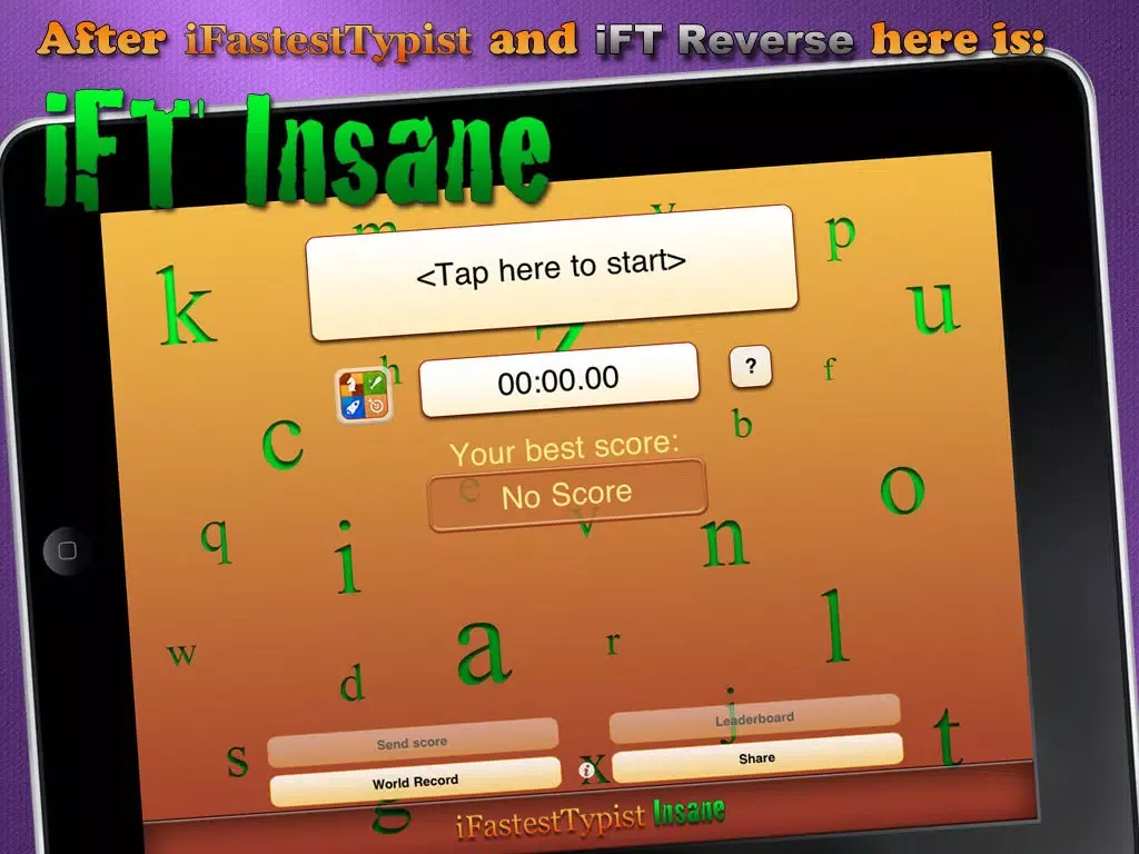 Captures d'écran de iFastestTypist Insane iPad 
