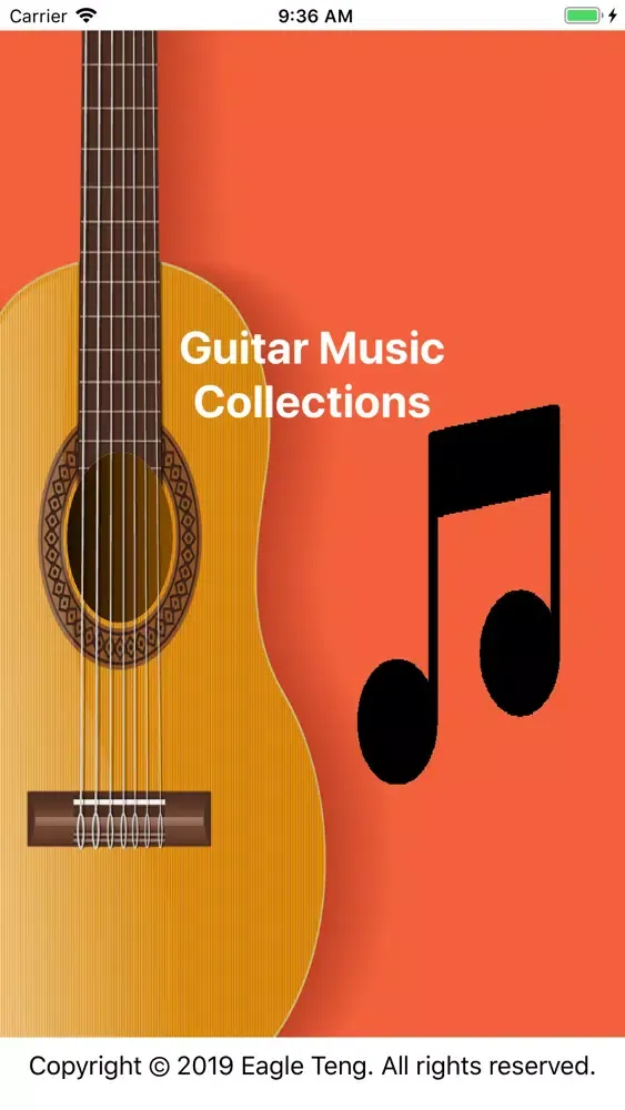 ภาพหน้าจอของ Guitar Music Collections