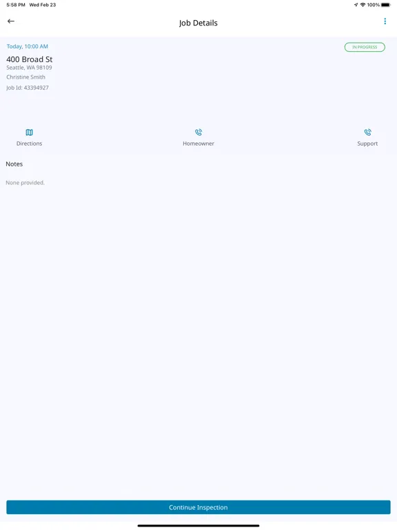 Capturas de pantalla de EagleView Drone iPad 