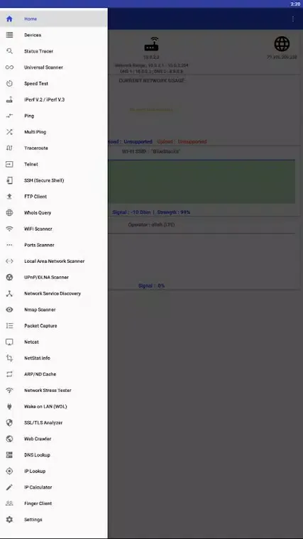 Network Manager Screenshots