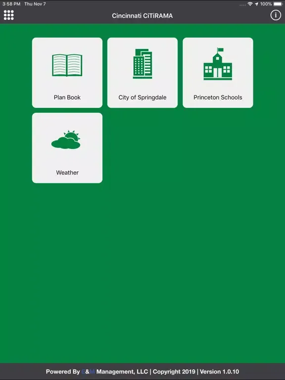 Cincinnati CiTiRAMA iPad  স্ক্রিনশট
