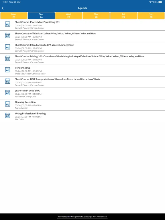 AMA Convention iPad  Screenshots