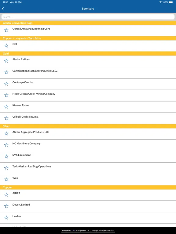 AMA Convention iPad  Screenshots