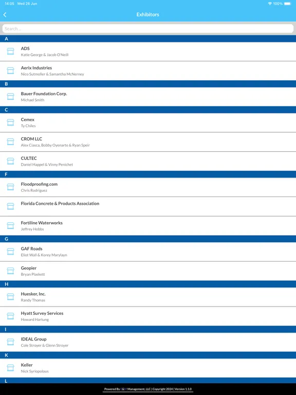 ASCE Florida Annual Conference iPad  スクリーンショット