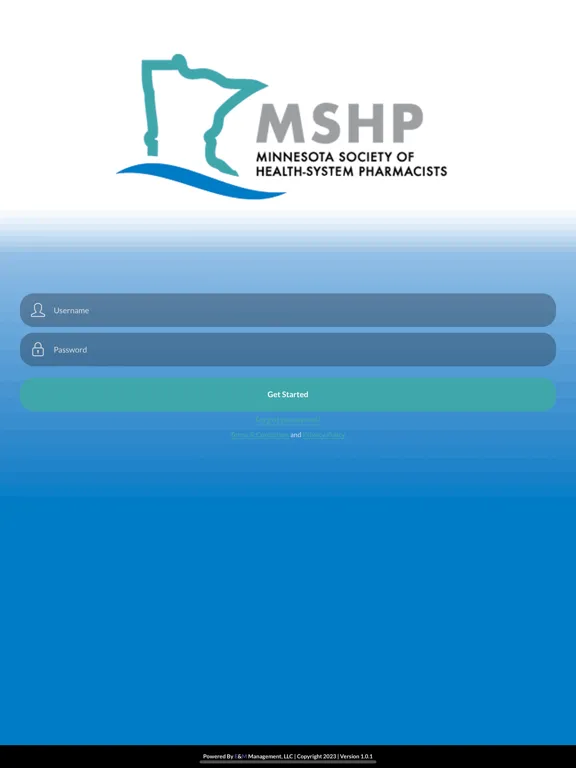 Tangkapan layar MSHP Midyear Clinical Meeting iPad 