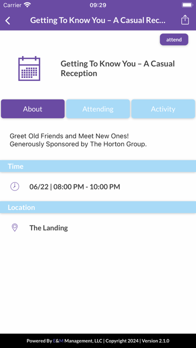 NARTS Conference Screenshots