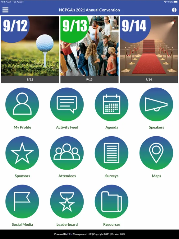 تصاویر NCPGA's 2021 Annual Convention iPad 