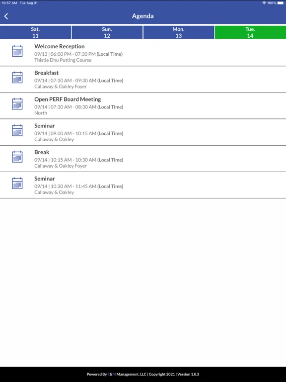 تصاویر NCPGA's 2021 Annual Convention iPad 