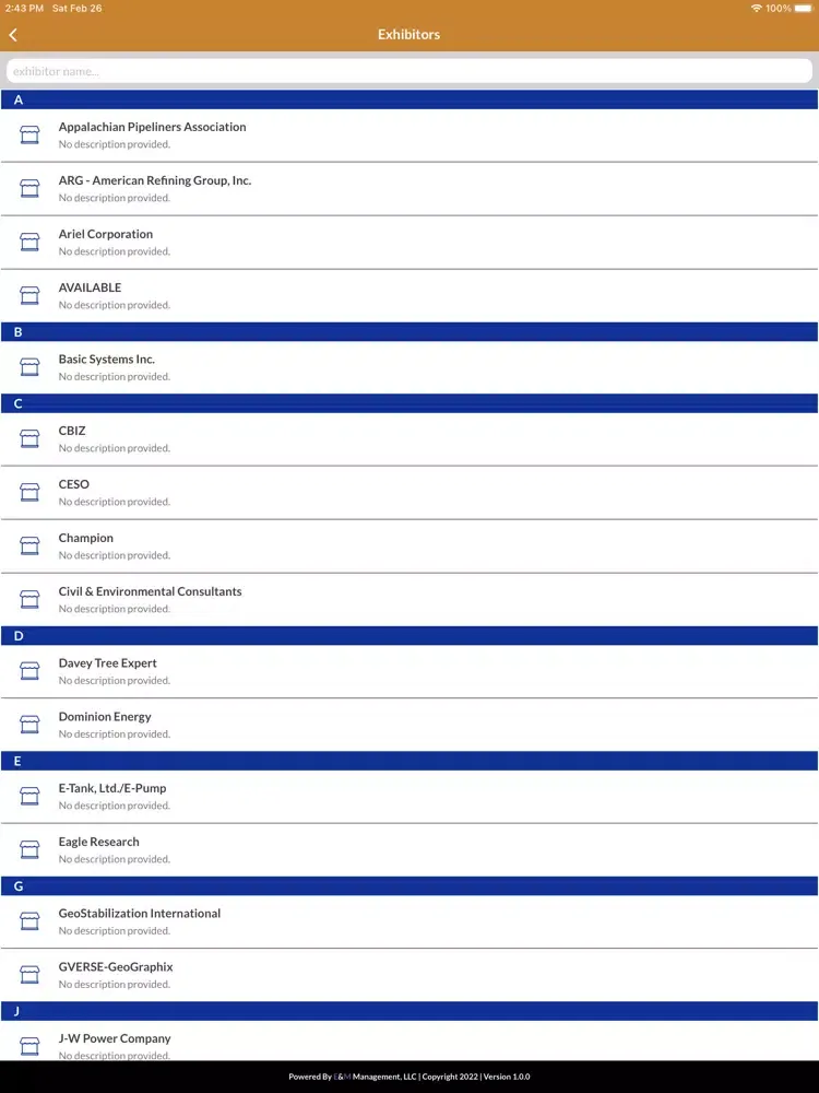 OOGA Annual Meeting iPad 應用截圖