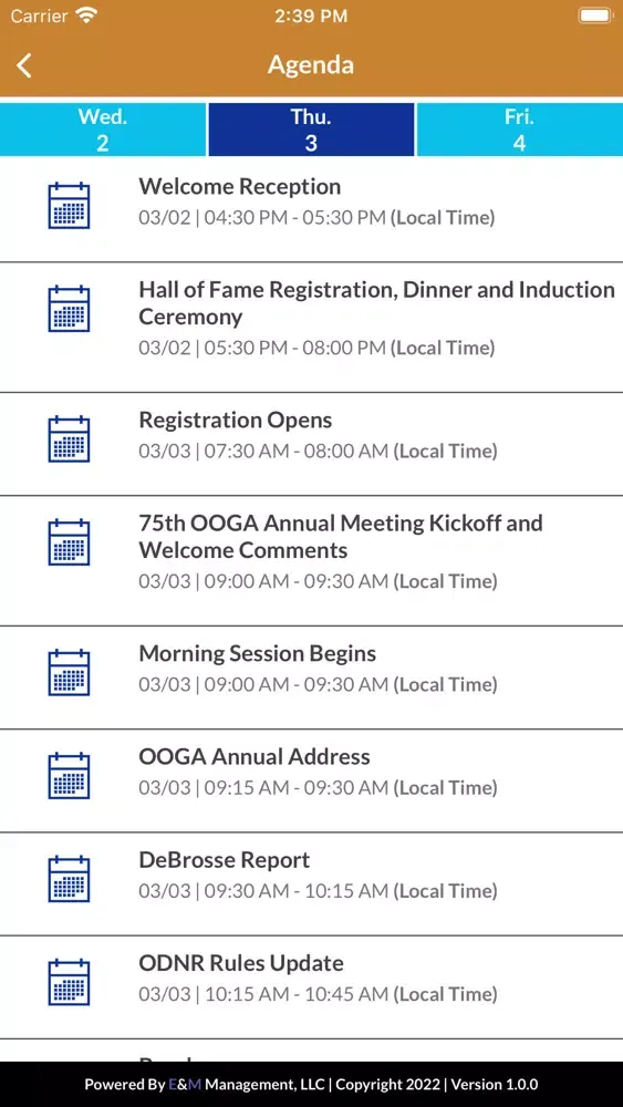 OOGA Annual Meeting應用截圖