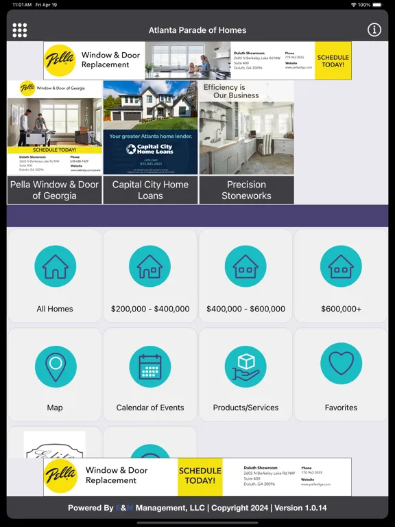 Capturas de pantalla de Atlanta Parade of Homes iPad 