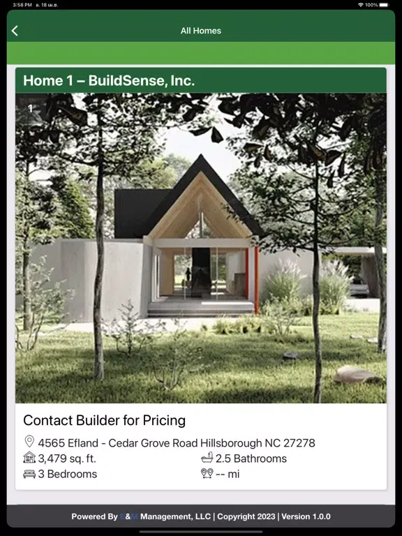 Capturas de pantalla de High Performance Home Tour iPad 