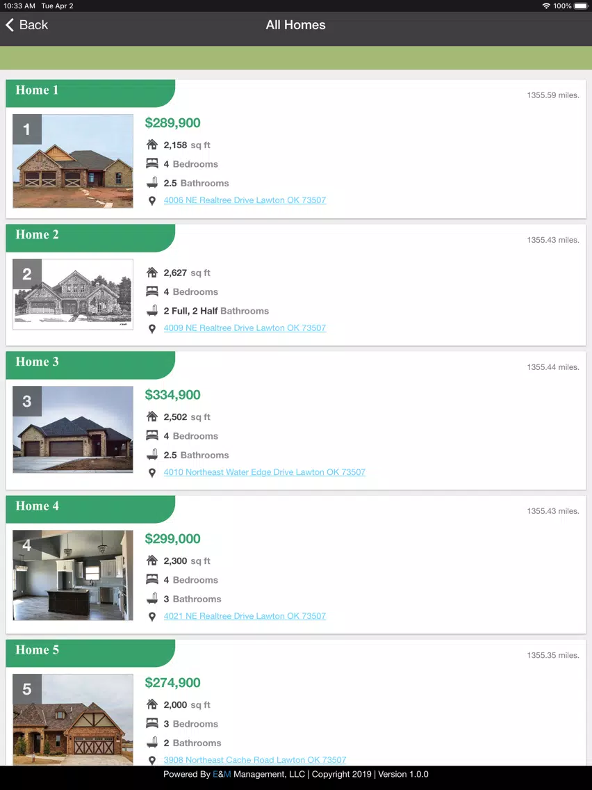 SW OK Tour of Homes iPad 应用截图