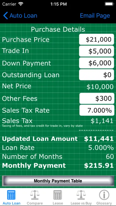 Capturas de pantalla de Car Calc Pro