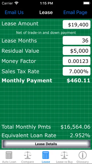 Capturas de pantalla de Car Calc Pro