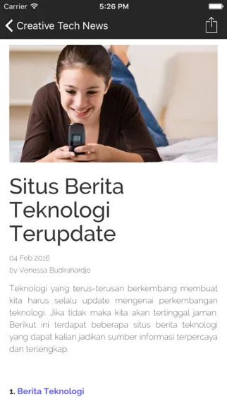 Tangkapan skrin E-News by Eannovate.com