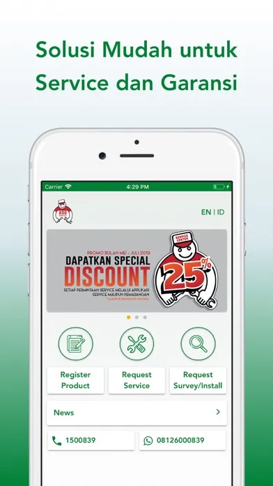 Ảnh chụp màn hình của ASG Service