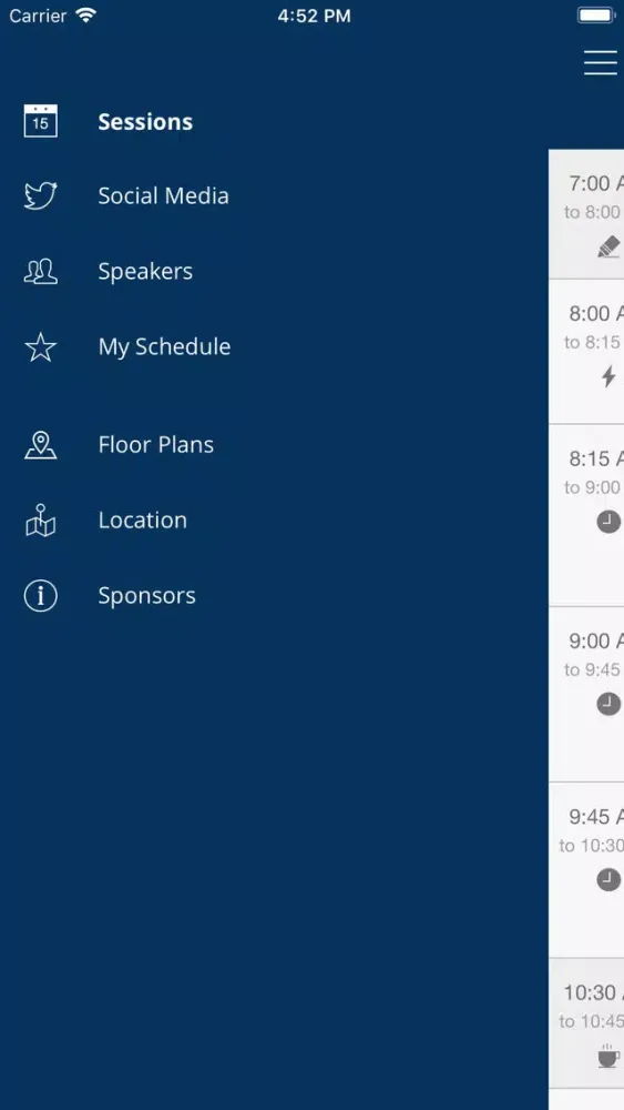 Screenshot di EAPC Conference
