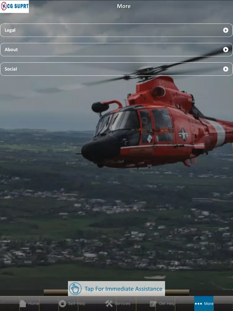 CG SUPRT iPad Screenshots