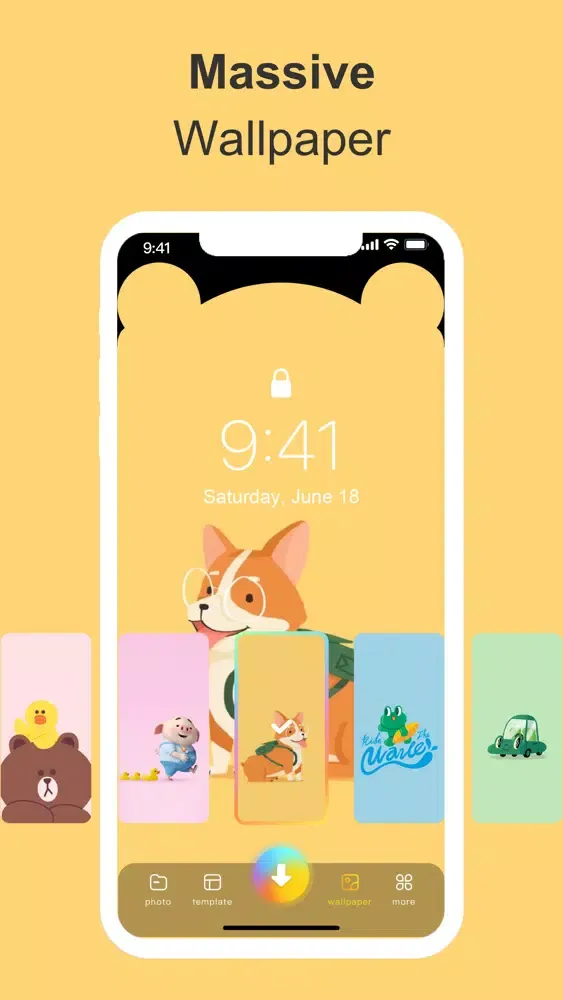 Magic Notch-HD Wallpaper Maker应用截图