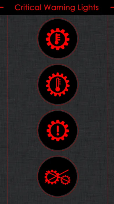 ภาพหน้าจอของ Land Rover Warning Lights Info