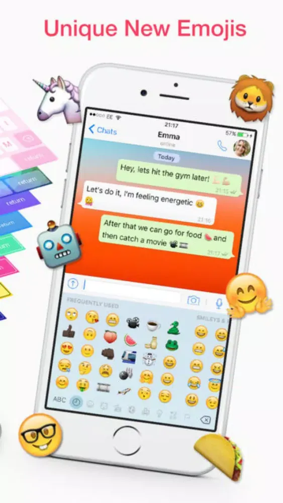 Ảnh chụp màn hình của Magic Emoji Keyboard Skins