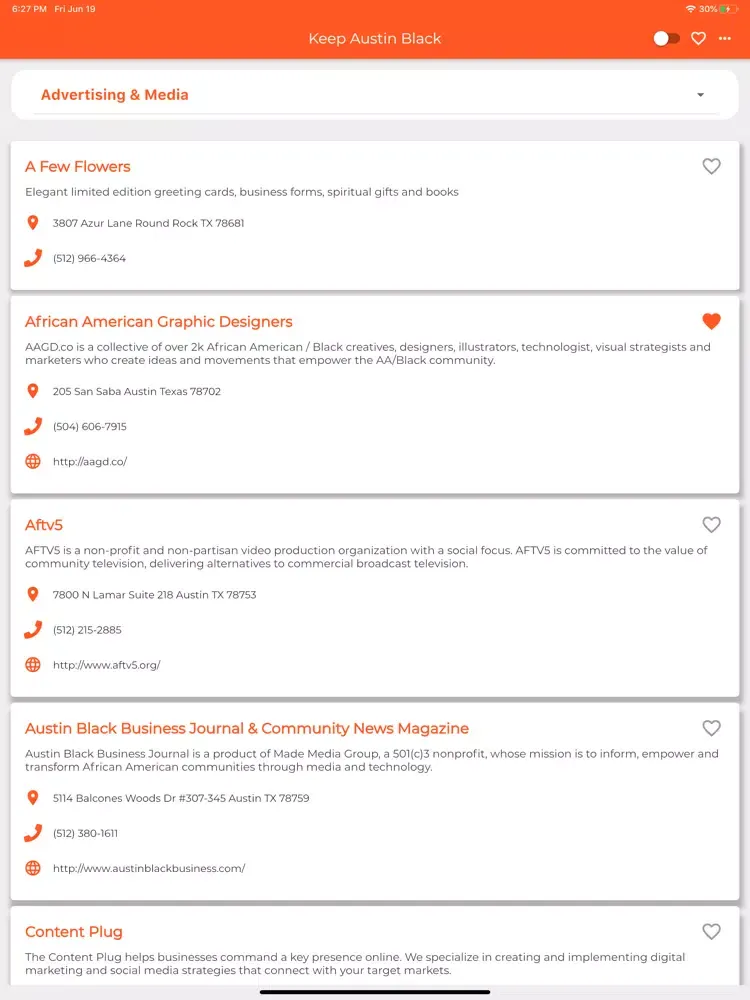 Keep Austin Black iPad  Screenshots