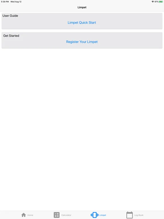 Tangkapan skrin HAV Calculator iPad 