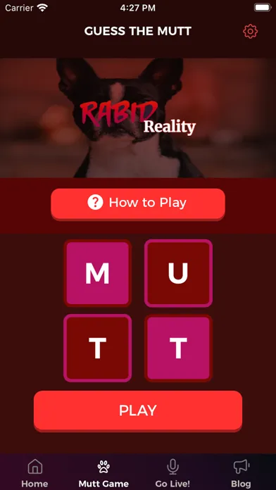 Capturas de tela do Rabid Reality